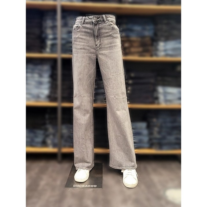 버커루 BC [25년신상] 밑단이 넓은 나팔바지 빈티지 인기최고 버커루 여성 GR톤 플레어 청바지 DP52-854