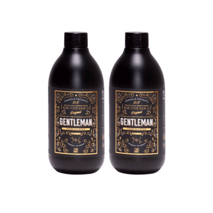 스팽글 스노우폼샴푸(젠틀맨) 500ml x 2개, 2개, 500ml