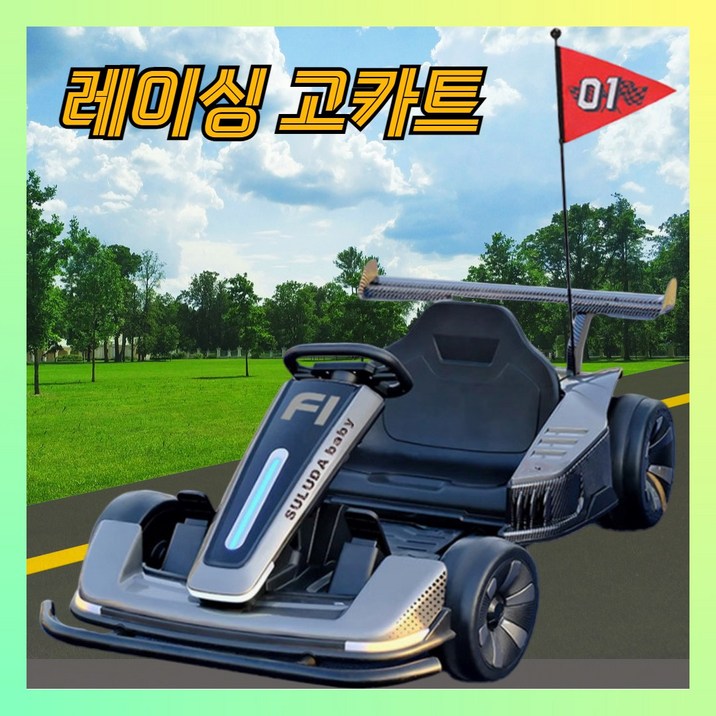 [스피노] 고카트 레이싱 카트 4륜 바이크 드리프트 전동 어린이 성인 루지 원격조정