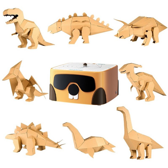 BEAVERBOT 골판지 커터기 종이박스 만들기놀이 장난감 세트 어린이 선물, 1개