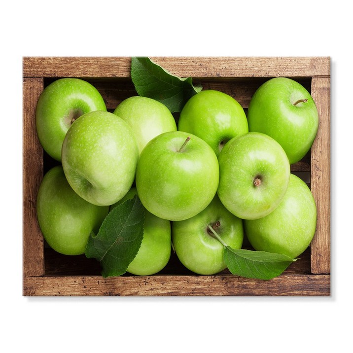 더 아트 컴퍼니 돈 들어오는 풍수 두꺼비집 가리개 30종 배전함 차단기 해바라기 사과 코끼리 자작나무 돈나무 커버 현관 그림 액자 인테리어, 4. 초록사과