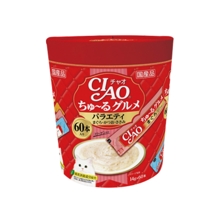 이나바 챠오츄르 고양이간식 60P 버라이어티