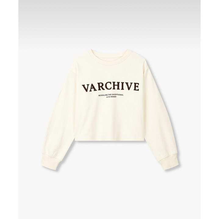 보브 자수 로고 스웻 크롭 티셔츠 7114340A25 뉴코아일산