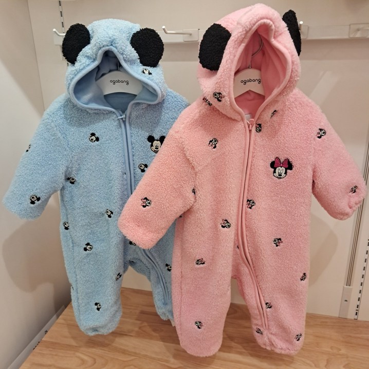 아가방  초특가 세일디즈니 귀여운 미키 뽀글이우주복  깔끔한 디자인에 귀여운 미키가 귀여움은 우리아기몪 깜짝 선물하셔도 