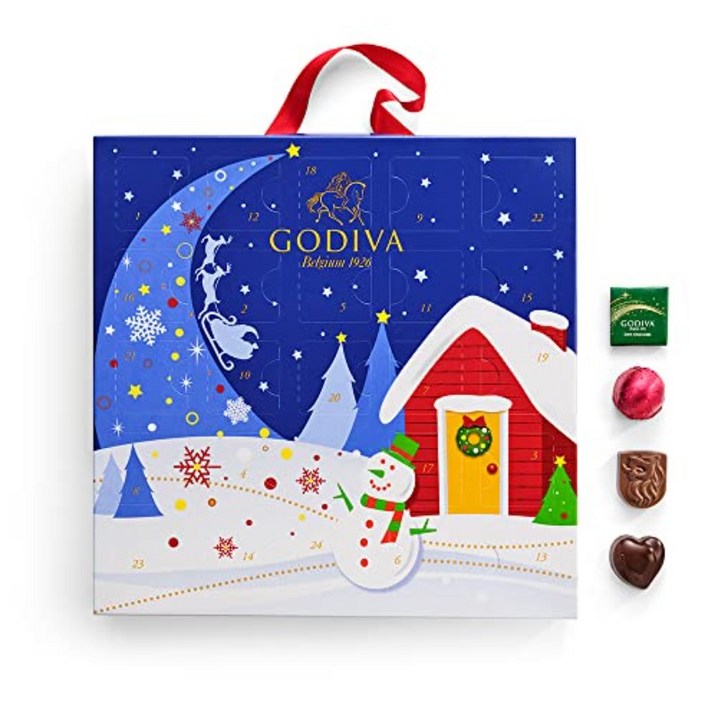 고디바 Godiva 쇼콜라티에 홀리데이 2022 어드벤트 캘린더 블루