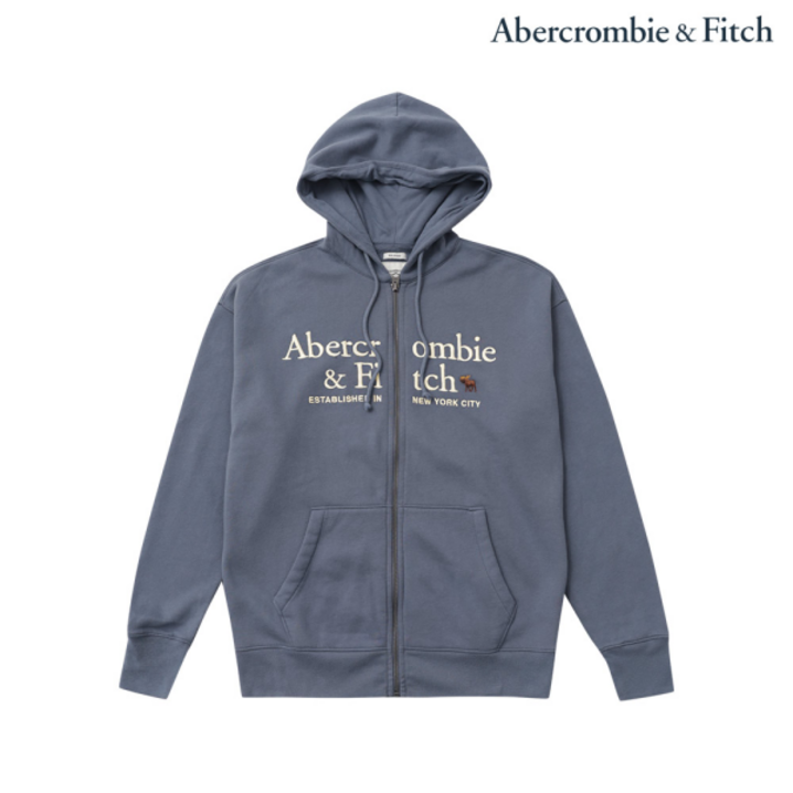 AFITCH 아베크롬비 그래픽 후드 집업 GRAY BLUE AFITCH 아베크롬비 그래픽 후드 집업 GRAY BLUE