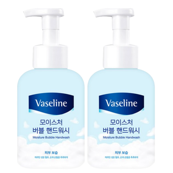 바세린 모이스처 버블 핸드워시, 500ml, 2개 바세린 모이스처 버블 핸드워시, 500ml, 2개