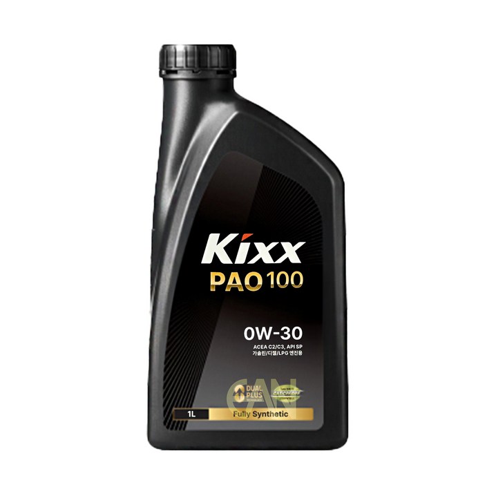 킥스파오 Kixx PAO100 0W30 합성 가솔린 디젤 LPG 엔진오일, 0w30, 6개, 1L