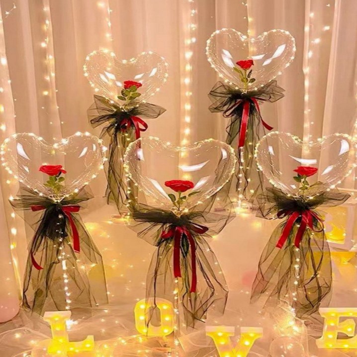 DIY 요술 풍선 꽃다발 만들기 재료 벌룬 부케 플라워 꽃풍선, 1개, 블루 DIY 요술 풍선 꽃다발 만들기 재료 벌룬 부케 플라워 꽃풍선, 1개, 블루