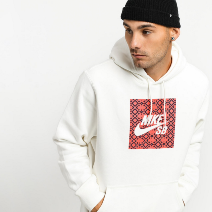 나이키 SB 스우시 기모 후드티