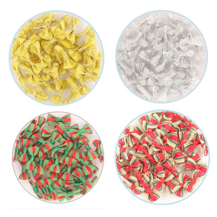 크리스마스장식리본 구츄리 신츄리 금색 은색 리본 미니리본 소포장