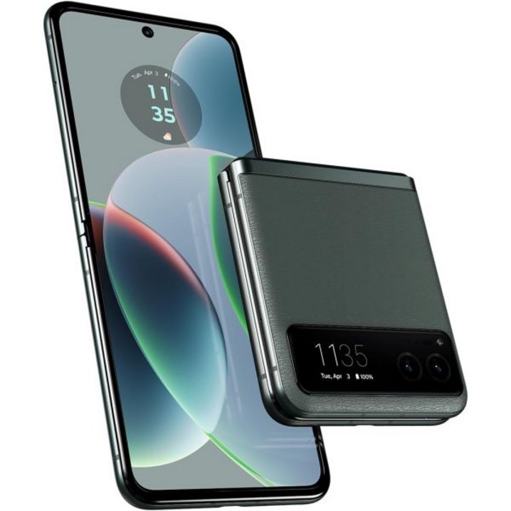 모토로라 레이저 2023 언락 미국 8128 32MP 카메라 세이지 그린 73.95x 170.82x 7.35mm