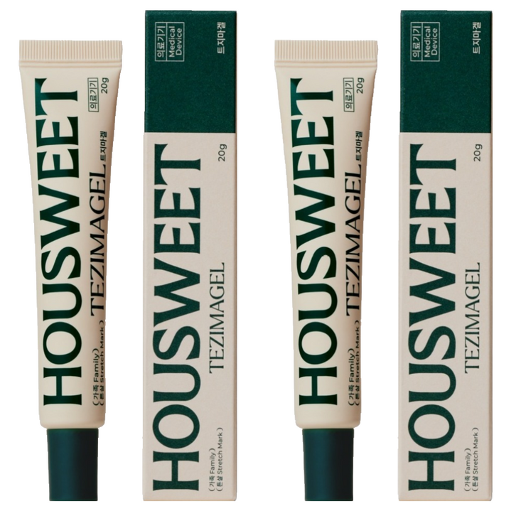 하우스윗 트지마겔 튼살 흉터관리 의료기기, 20g, 2개