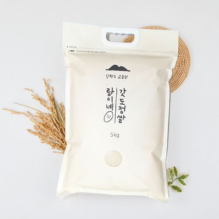 [백미] 24년 햅쌀 강화섬쌀 5Kg / 매일 오전 도정하는 교동섬 랑이네 갓 도정쌀 / 100% 단일미 / 정미소 직판, 상, 1개, 5kg
