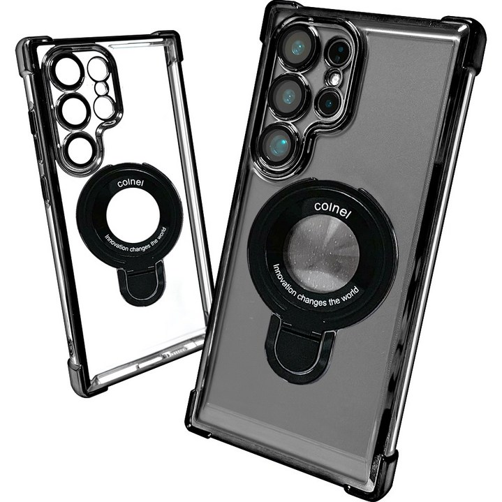 갤럭시 s25 울트라 s24 s23 ultra 2배자력 투명 맥세이프 거치대 케이스