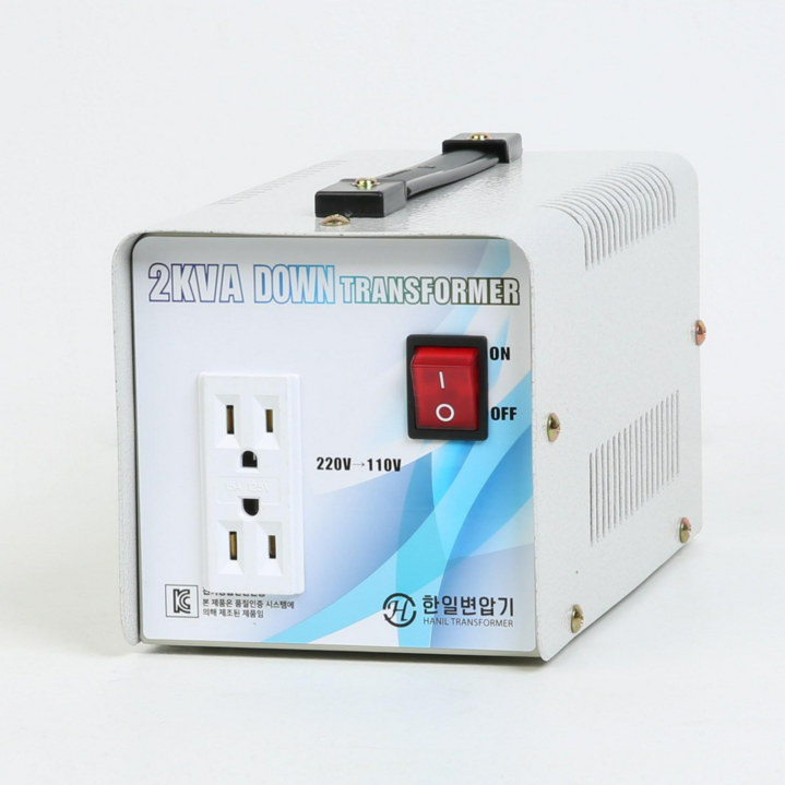 1,2,3,5kva 다운변압기/승압변압기/한일트랜스/도란스/국내용, 1개