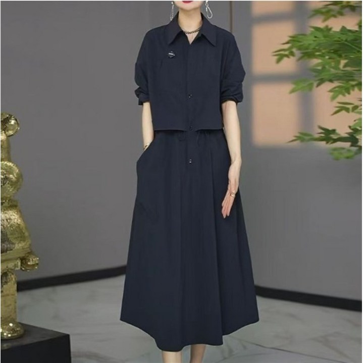 [다즈몰]카리브원피스 오피스룩 데이트룩 이중 포인트 원피스