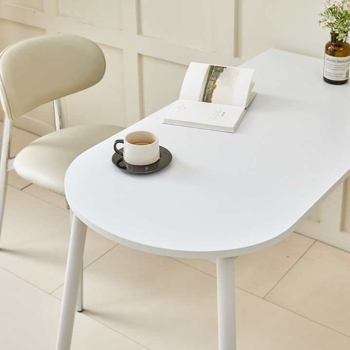 반타원식탁테이블 800X600 반달형 반원형 DIY식탁