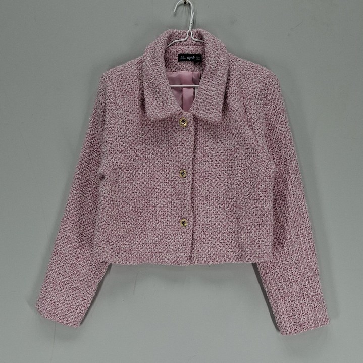 [재고상품] 육육걸즈 여90 크롭재킷 봄가을 핑크 03878