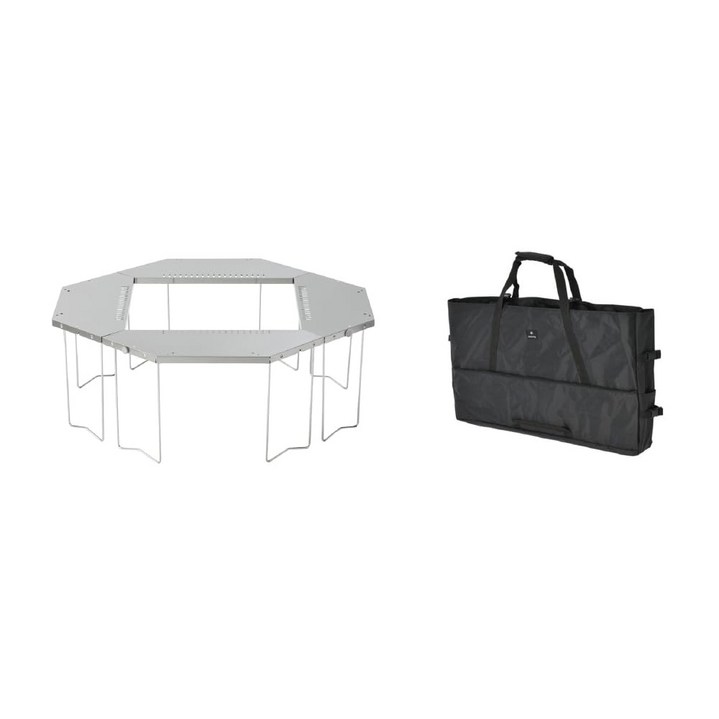 (snow peak) 2023 FK-312 (ST-050  BG-016) 스노우 피크 [설봉제 가을 놀이 세트] 지카로 테이블 세트 캠프