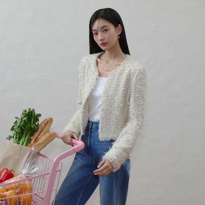 [백화점 정품] 25FW 잇미샤 [25 SS] 칼라리스 트위드 자켓 ITP2ZJK850