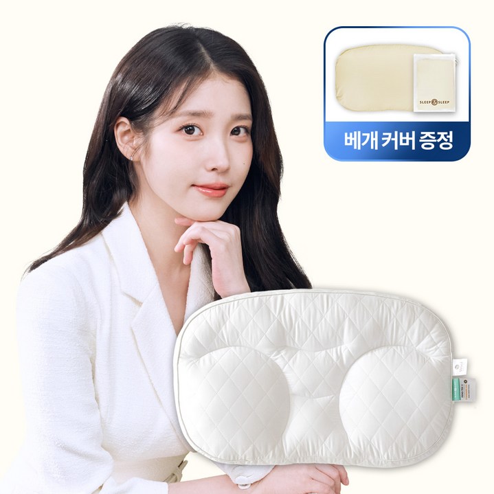 (+베개커버 증정) 슬립앤슬립 깊은잠베개, 화이트, 1개