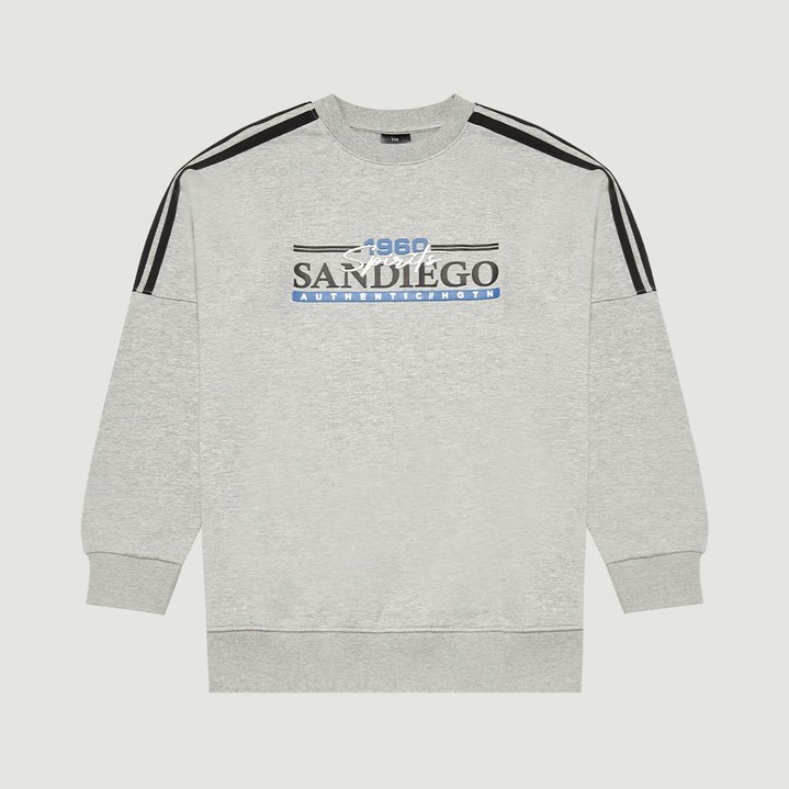 [행텐틴즈]사이드 테이핑 기모 맨투맨 티셔츠,초특가세일~!!