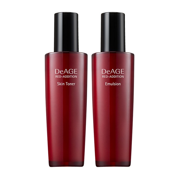참존 디에이지 레드 에디션 2종 기초세트 스킨 120ml  에멀전 120ml 단품, 1세트