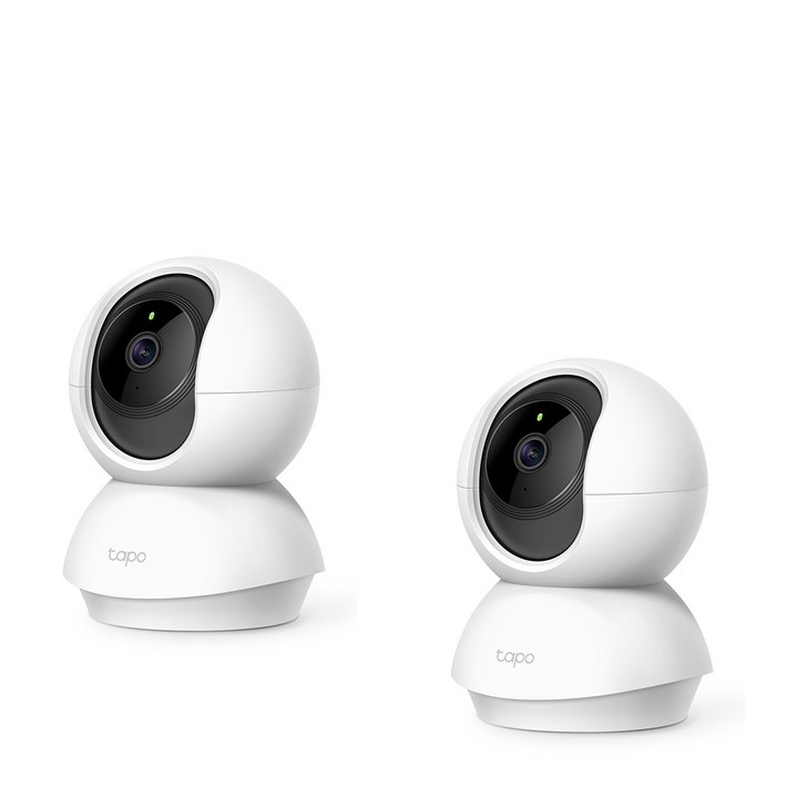 1+1 총2대 티피링크 Tapo C210(Tapo TC71) 300만화소 360도회전 실내무선카메라 홈CCTV 야간흑백전환