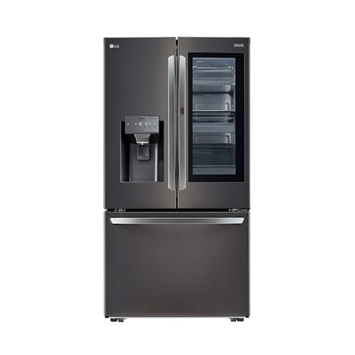 얼음정수기냉장고 LG전자 디오스 양문형냉장고, 블랙 다이아 스테인리스, F645SB35
