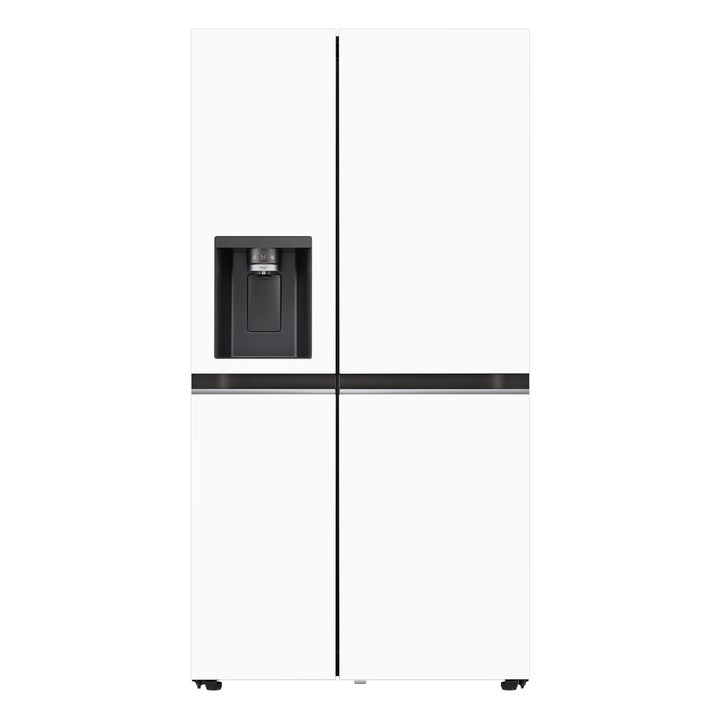 정수기냉장고 [색상선택형] LG전자 오브제컬렉션 얼음정수기 냉장고 방문설치, 오브제컬렉션 크림화이트 + 크림화이트, J814MHH12