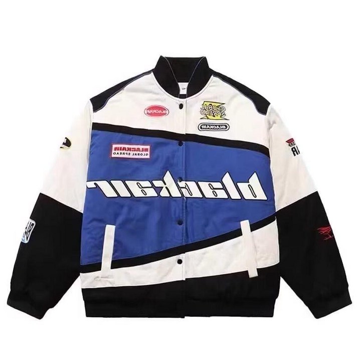 바스락 오버핏 바람막이 바막 빅사이즈 레이싱 윈드브레이커 야구점퍼 모터사이클 라이딩 바이크