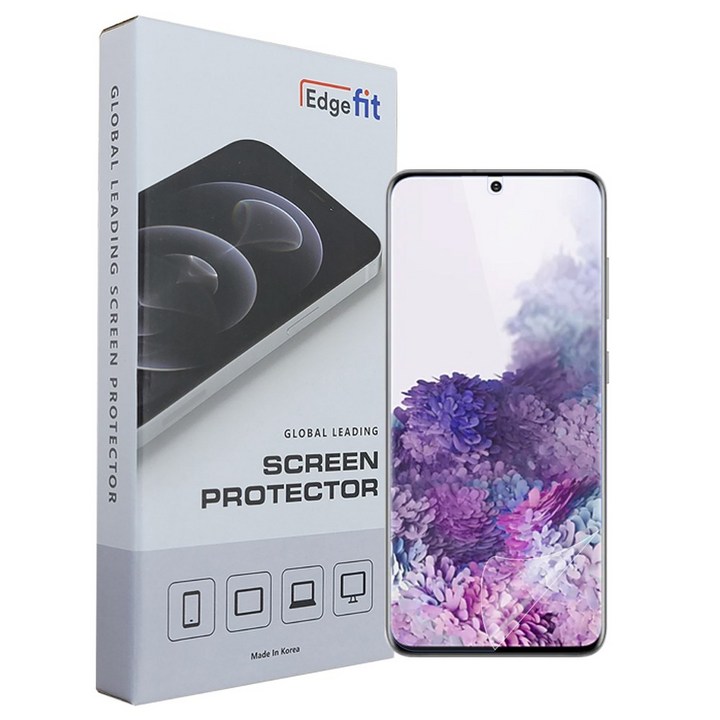 엣지핏 PET EPU 유리코팅 고투명 하이브리드 액정보호필름