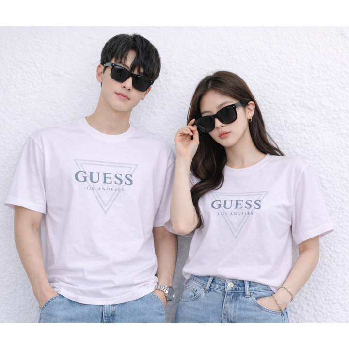 GUESS 게스 성인 반팔티셔츠