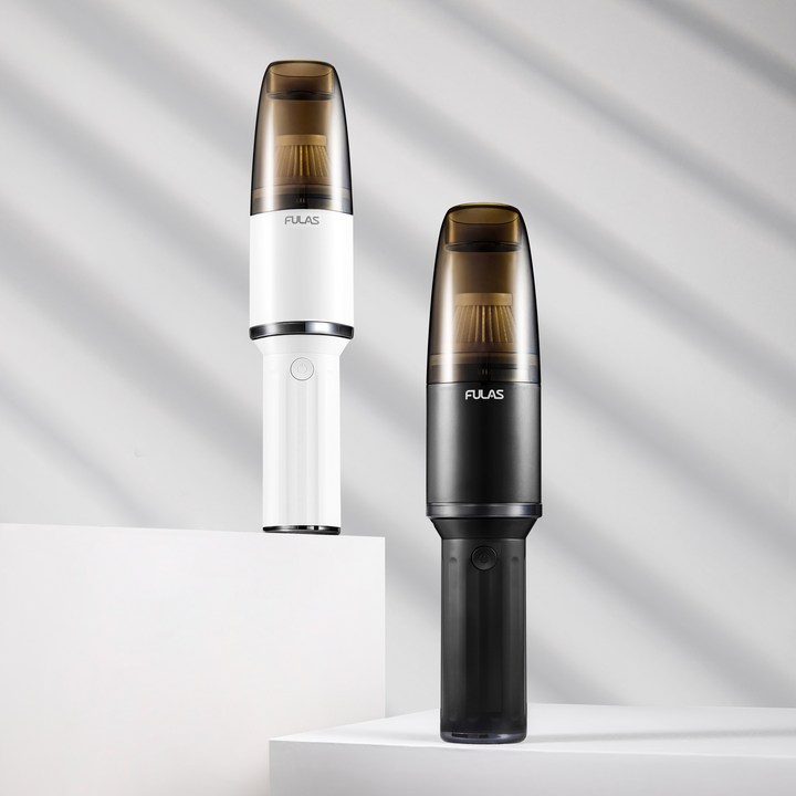 풀라스 무선 차량용 청소기 휴대용 핸디 미니 청소기, FLVC2000, 화이트