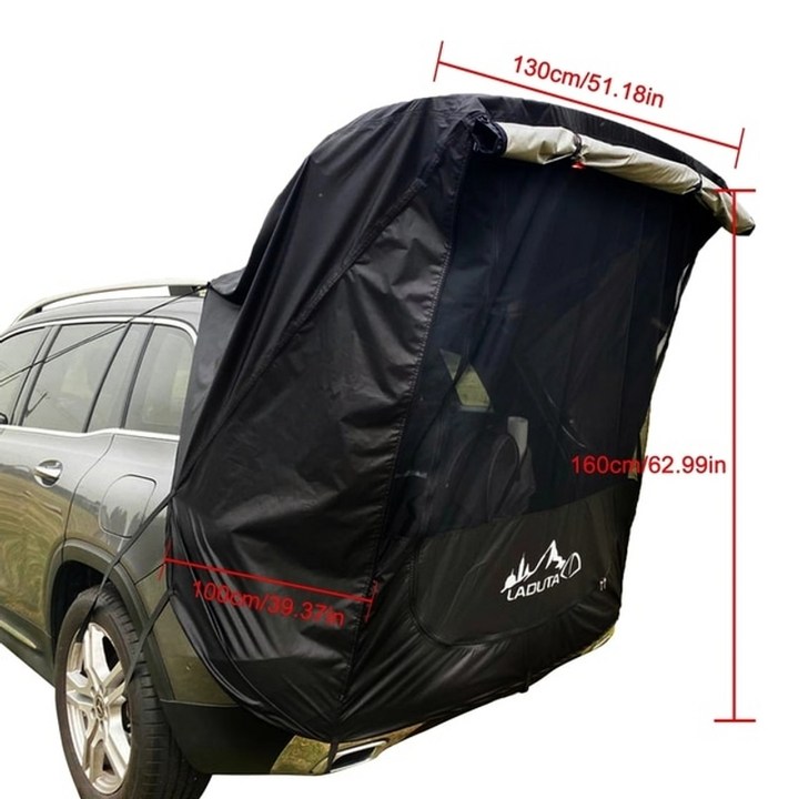 헬리녹스터널 터널텐트 캠핑 tent for car trunk sunshade rainproof rear tent simple motorhome for self driving tour 바베큐