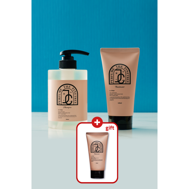 JC파인트리 라튤립퍼퓸 샴푸트리트먼트 2종세트트리트먼트 1개 증정, 500ml, 1개