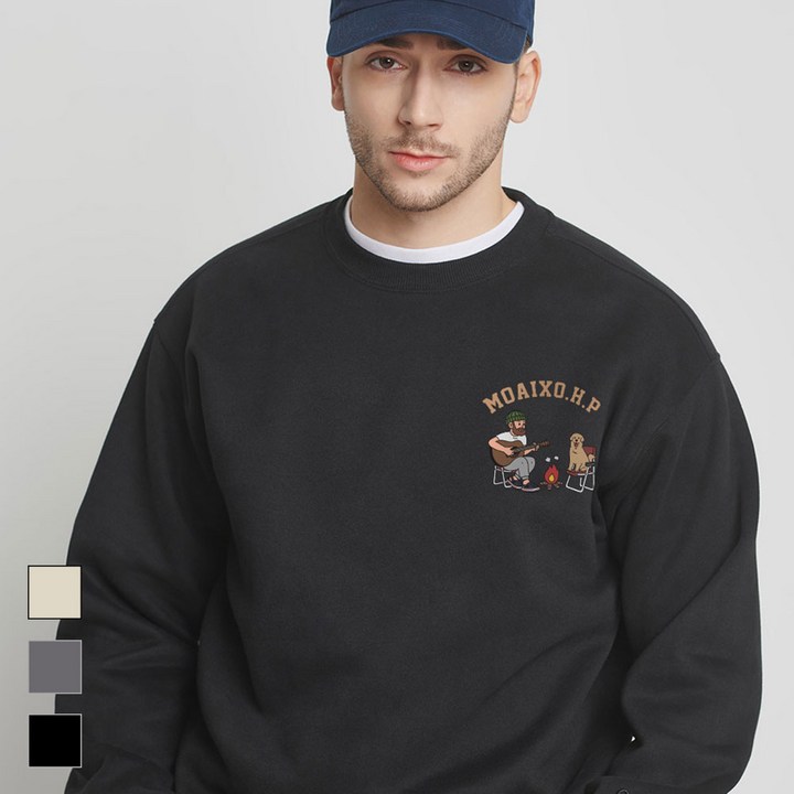 OHP 작품을 입는다 기모 맨투맨 best3