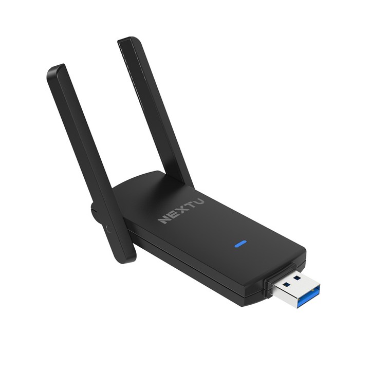nextu 1300Mbps 듀얼밴드 802.11AC 지원 USB타입 외장형 무선 랜카드 데스크탑용