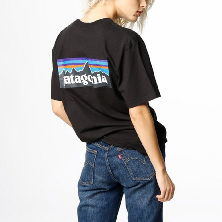 파타고니아맨투맨 [파타고니아] 오가닉 p-6로고 반팔 티셔츠
