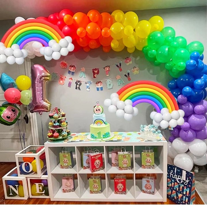파티풍선 9종세트 다양한 웨딩 가게 축하 생일파티 장식세트