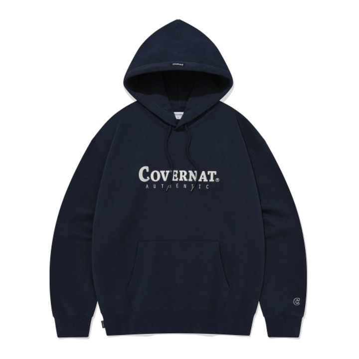 커버낫 COVERNAT 어센틱 로고 후디 네이비 CO2401HD09NA 165542