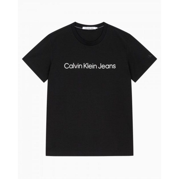 100정품 캘빈클라인 진 5color 남 레귤러핏 인스티튜셔널 로고 반팔 T셔츠 화이트,블랙,미드그레이,그레이,베이지 J321612