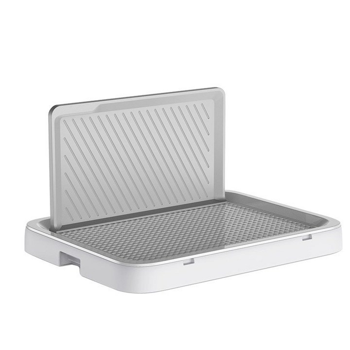 리프리 강아지 반려견 그물망 배변판, 대형, 블루그레이, 1개