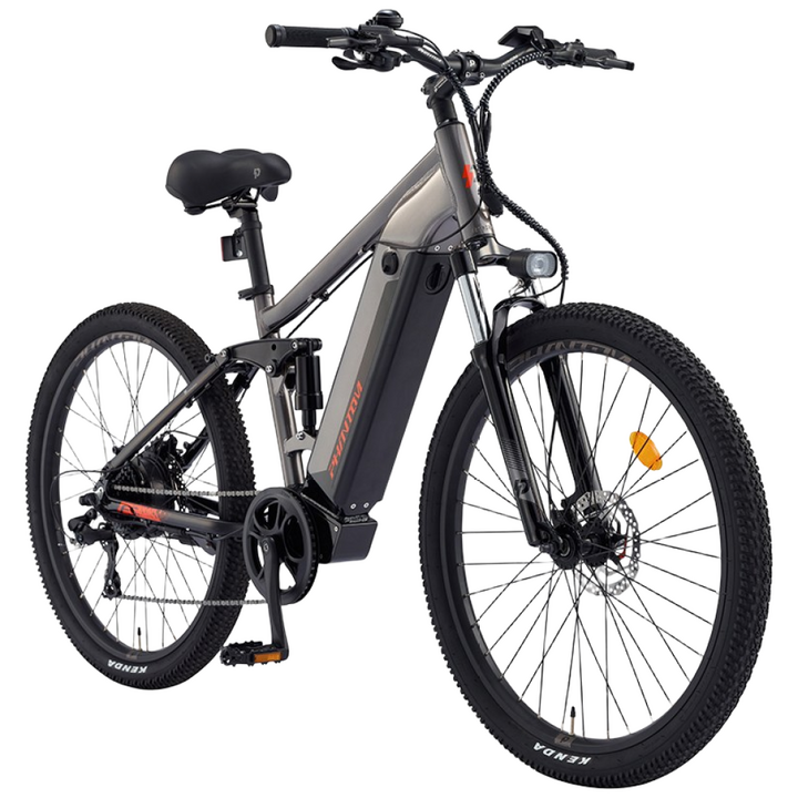 삼천리 2026 27.5 팬텀 FS 전기자전거 풀서스펜션 E-MTB 출퇴근용 자전거, 웜 실버/블랙, 알루미늄
