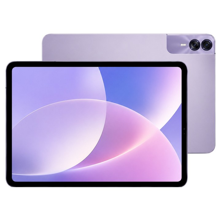 11인치 4G 태블릿 12+128GB 1TB확장 (키보드+터치펜 증정) 학습 영상 업무용 가성비 태블릿, Wi-Fi + 셀룰러, 128GB, 퍼플