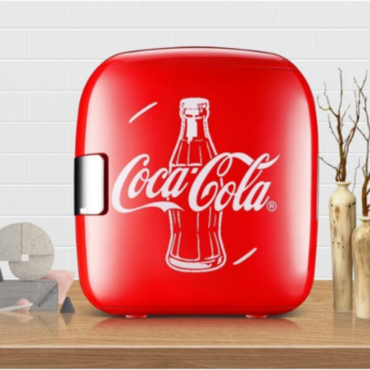 CocaCola. 초소형 미니 화장품 무소음 냉온장고  소형냉장고  미니냉장고 4L 9L