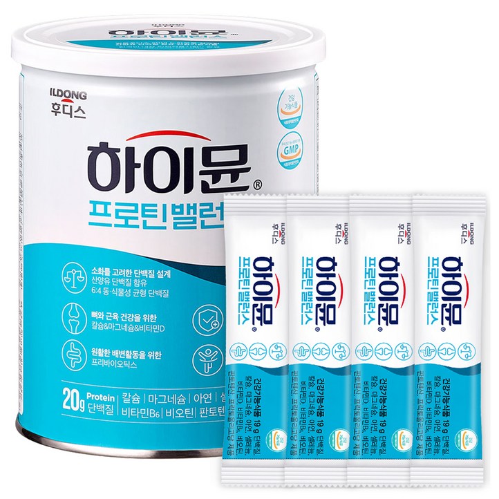 일동후디스 하이뮨 프로틴 밸런스 캔 304g  스틱 19g x 4p, 380g, 1세트