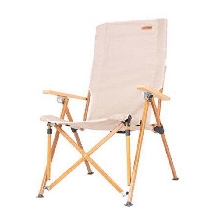 다니고 리클라이너 롱 릴렉스 4단 각도 조절 캠핑의자 파우치, C118BEIGE, 1개