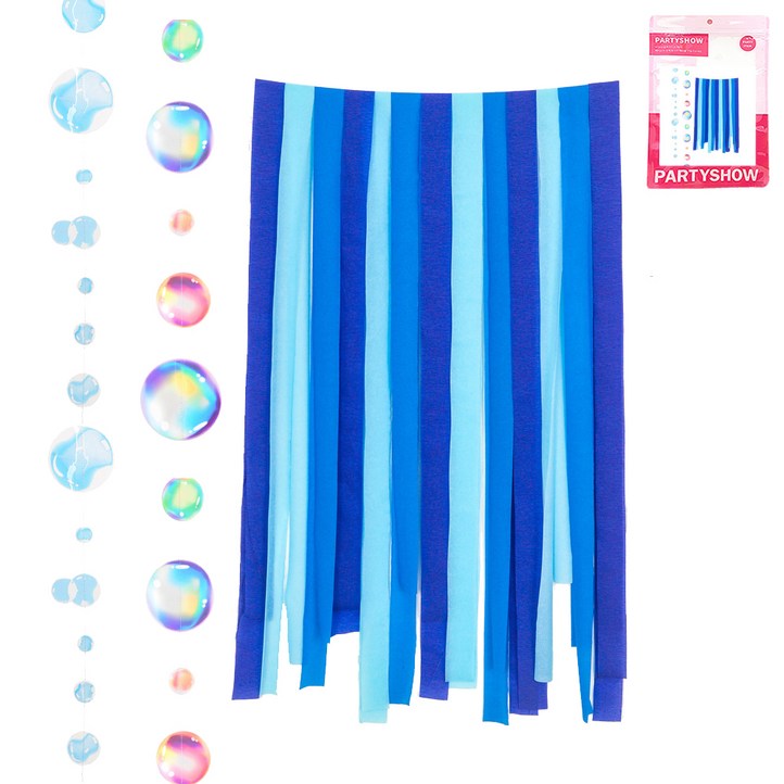 파티쇼 파티 스트리머  물방울 가랜드 세트